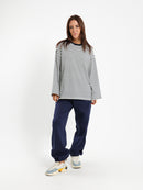 Loose Long Sleeve Striped Tee