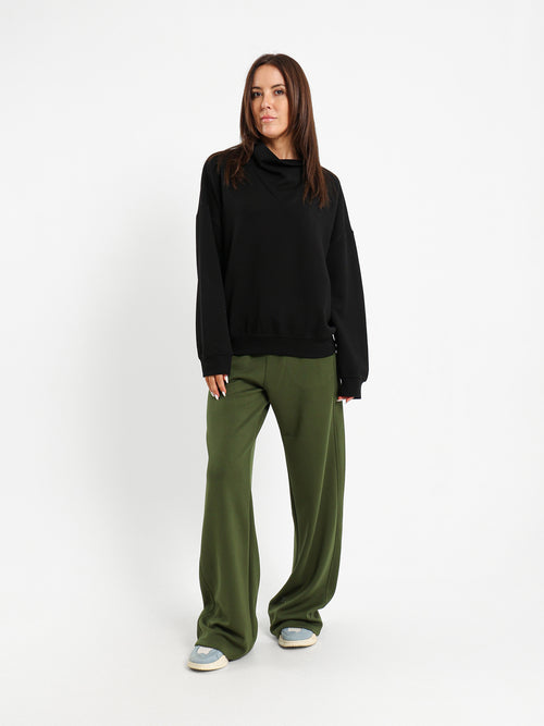 Cowl Neck Sweatshirt