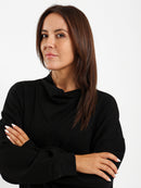 Cowl Neck Sweatshirt
