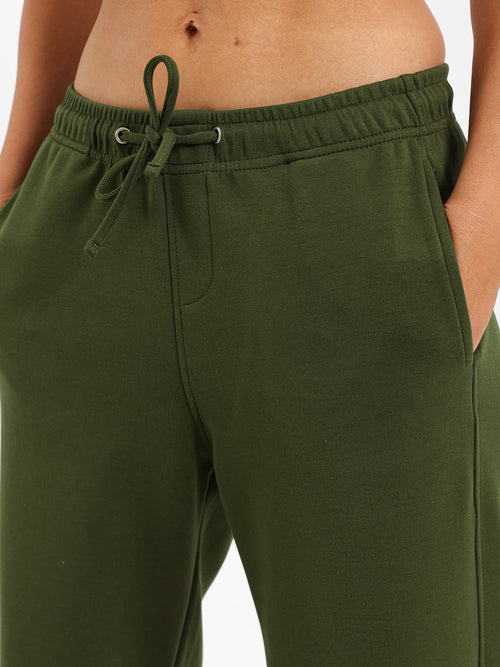 Straight Fit Pants with Drawstring