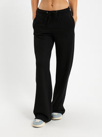 Straight Fit Pants with Drawstring