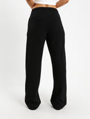 Straight Fit Pants with Drawstring
