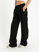 Straight Fit Pants with Drawstring