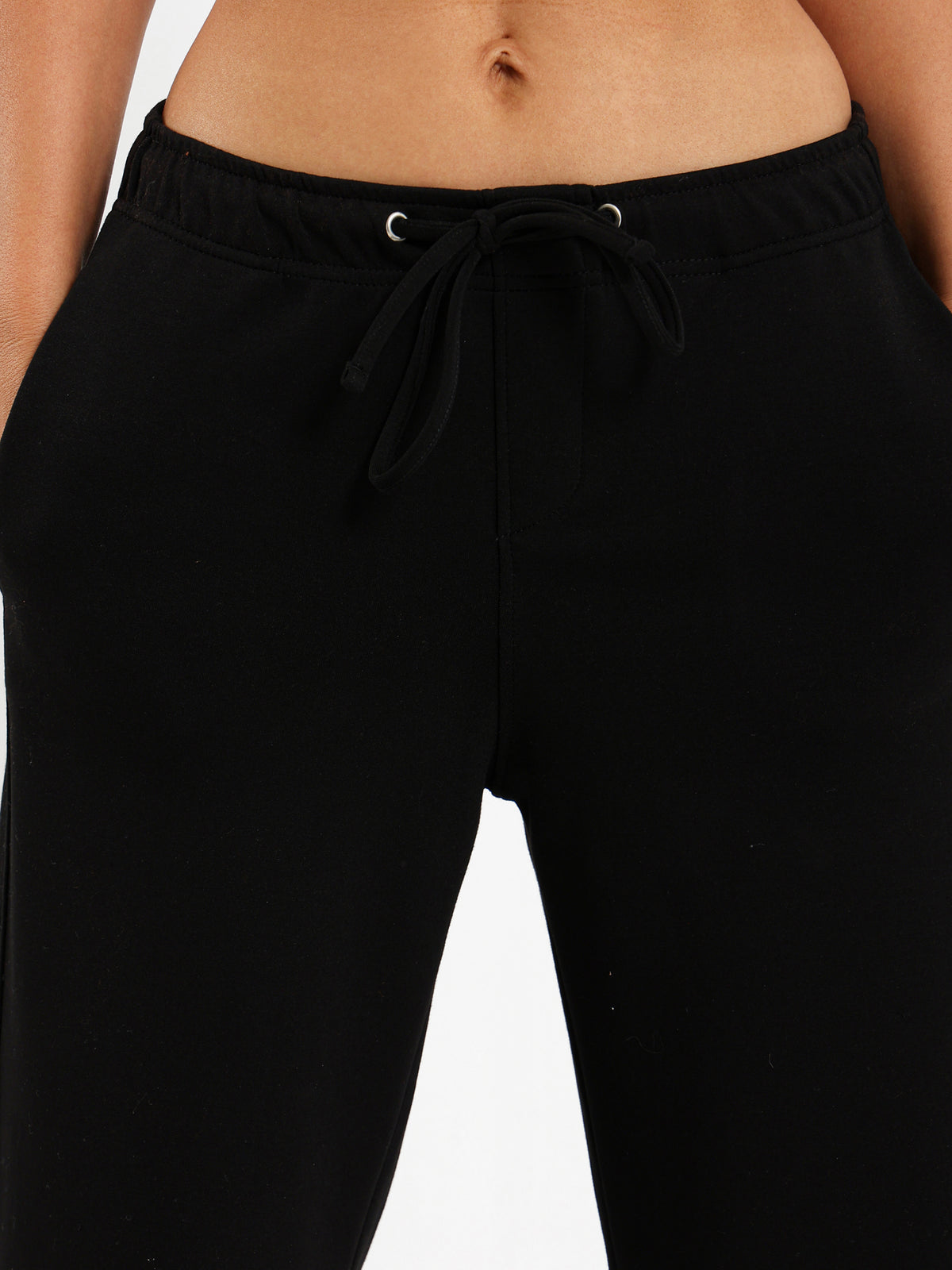 Straight Fit Pants with Drawstring