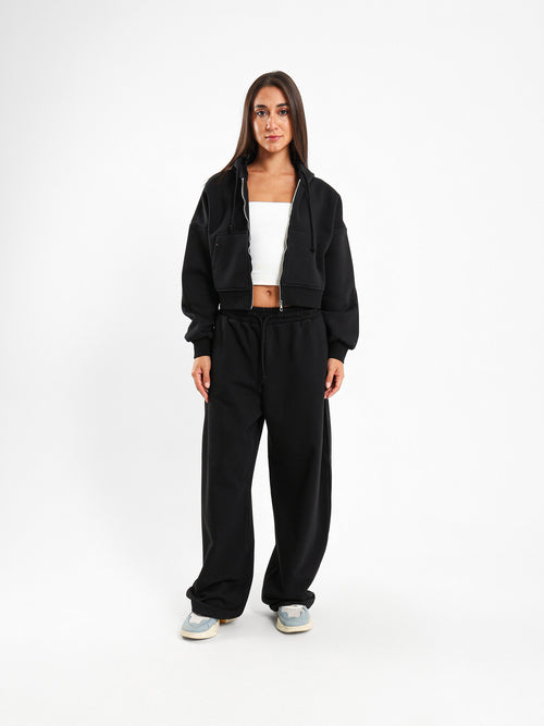 Regular Fit Zip-Up Hoodie