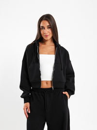 Regular Fit Zip-Up Hoodie