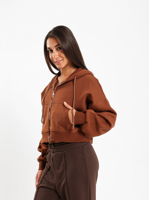 Regular Fit Zip-Up Hoodie