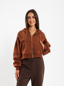 Regular Fit Zip-Up Hoodie