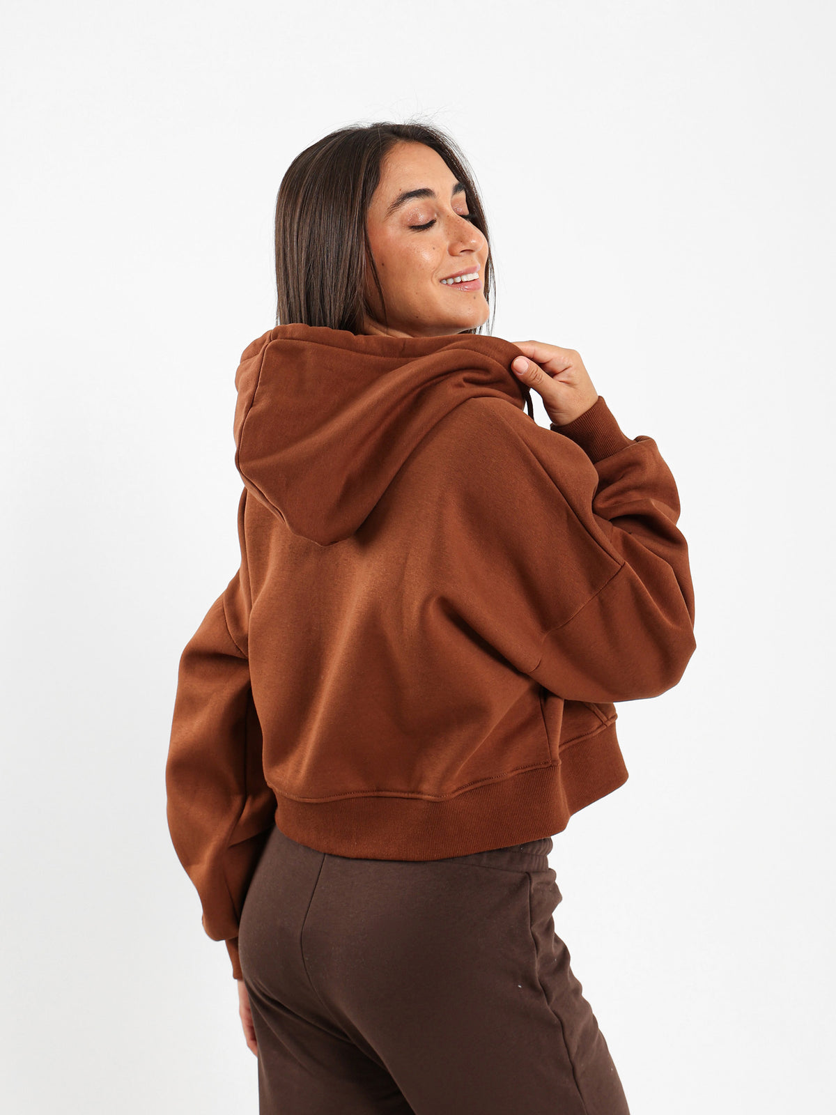 Regular Fit Zip-Up Hoodie