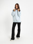 Melton Flared Pants with Slit