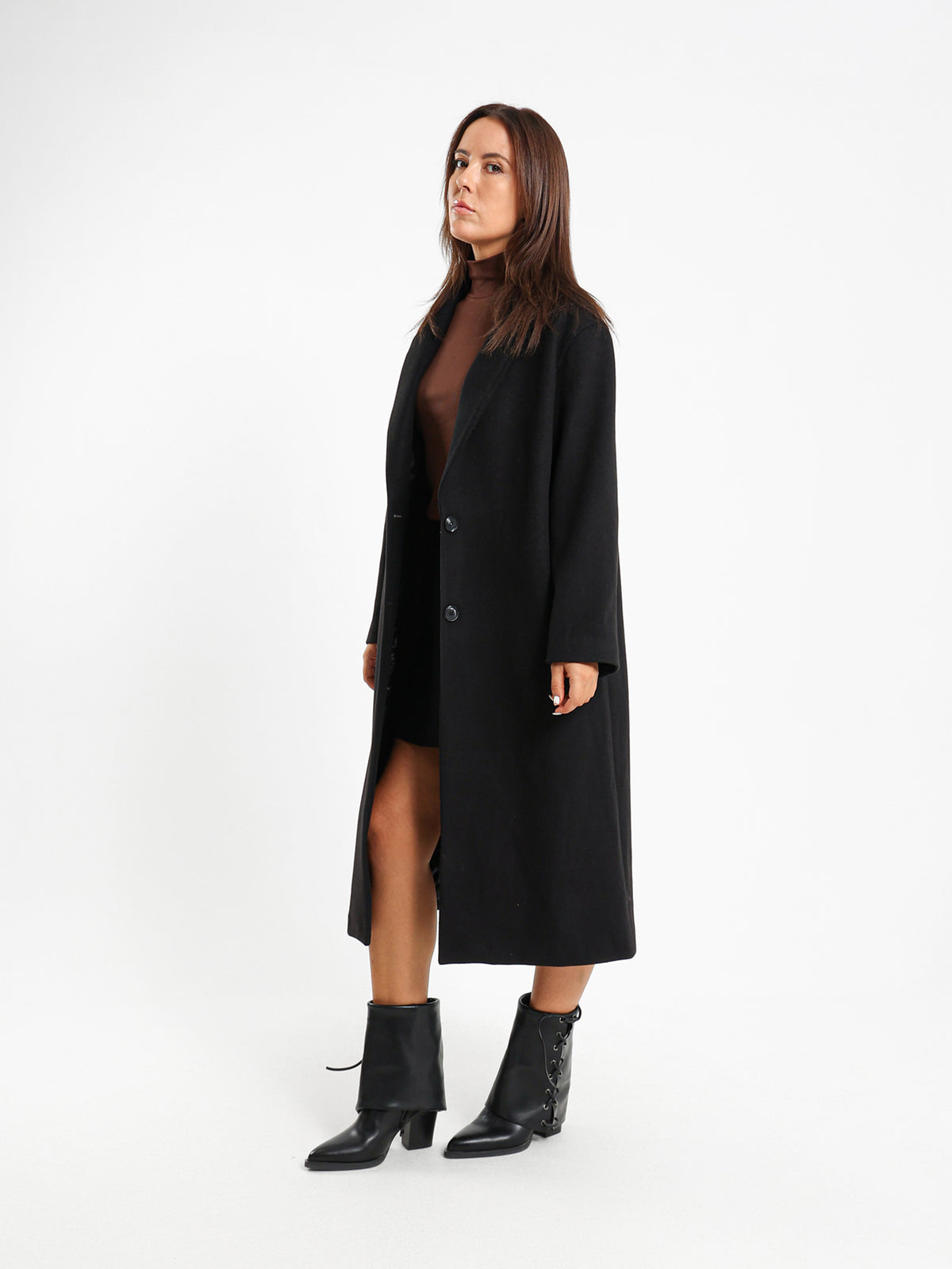 Notch Collar Coat