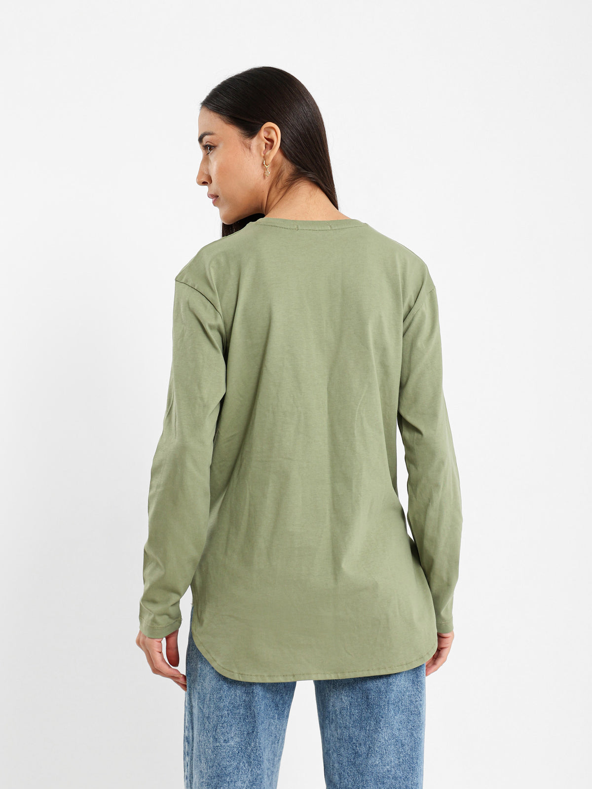 Long Sleeve Tee with Gallery Print