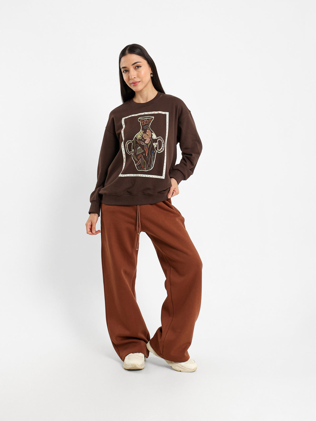 Regular Fit Sweatshirt with Detail