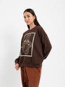 Regular Fit Sweatshirt with Detail