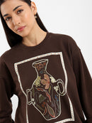 Regular Fit Sweatshirt with Detail