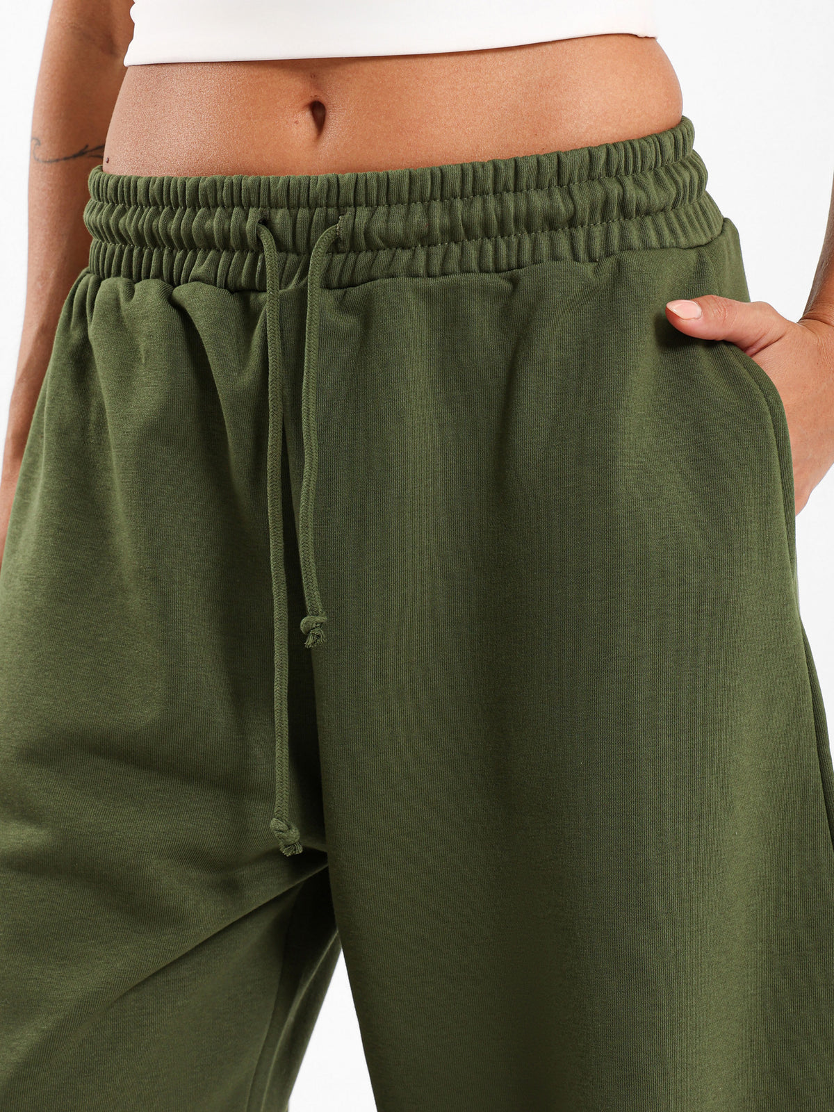 Plush Barrel Trousers