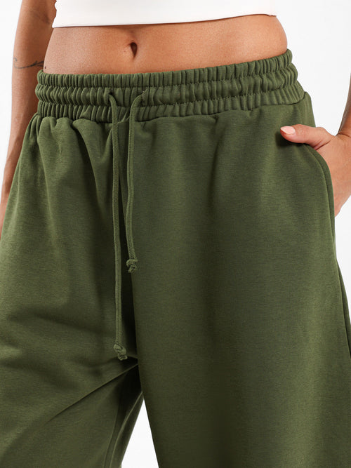 Plush Barrel Trousers