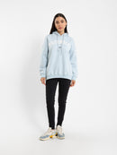 Oversized Hoodie with Varsity Detail