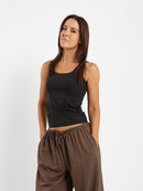 Wide Strap Top