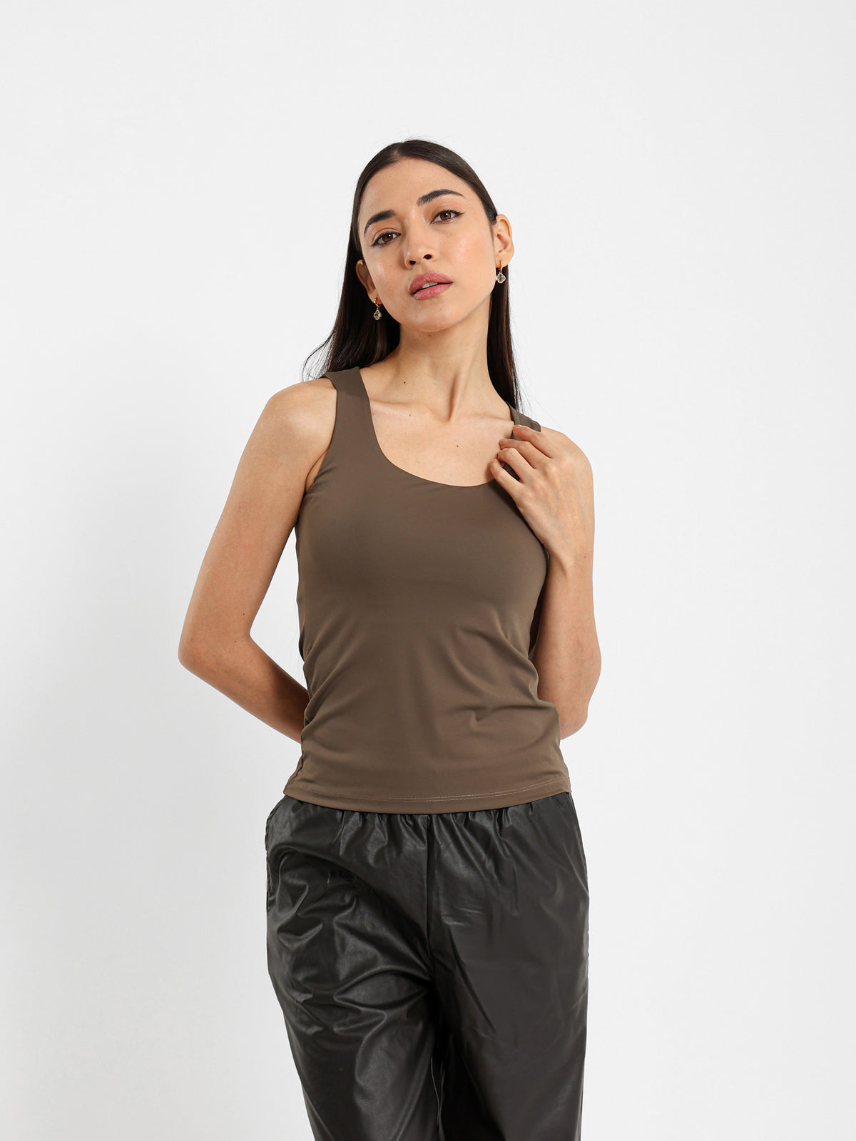 Wide Strap Top
