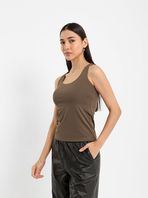Wide Strap Top