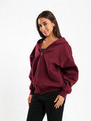 Oversized Zip-Up Hoodie