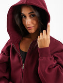 Oversized Zip-Up Hoodie