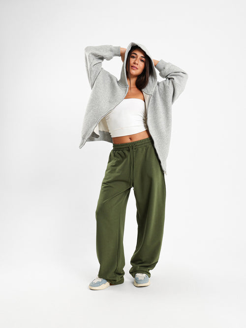 Oversized Zip-Up Hoodie