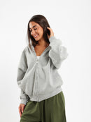 Oversized Zip-Up Hoodie