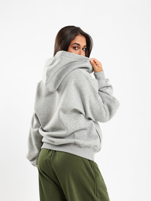 Oversized Zip-Up Hoodie