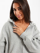Oversized Zip-Up Hoodie
