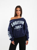 Off-Shoulder Sweatshirt