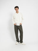 Textured Long Sleeve T-Shirt