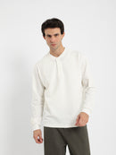 Textured Long Sleeve T-Shirt