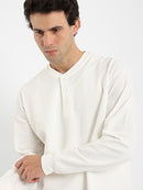 Textured Long Sleeve T-Shirt