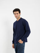 Textured Long Sleeve T-Shirt