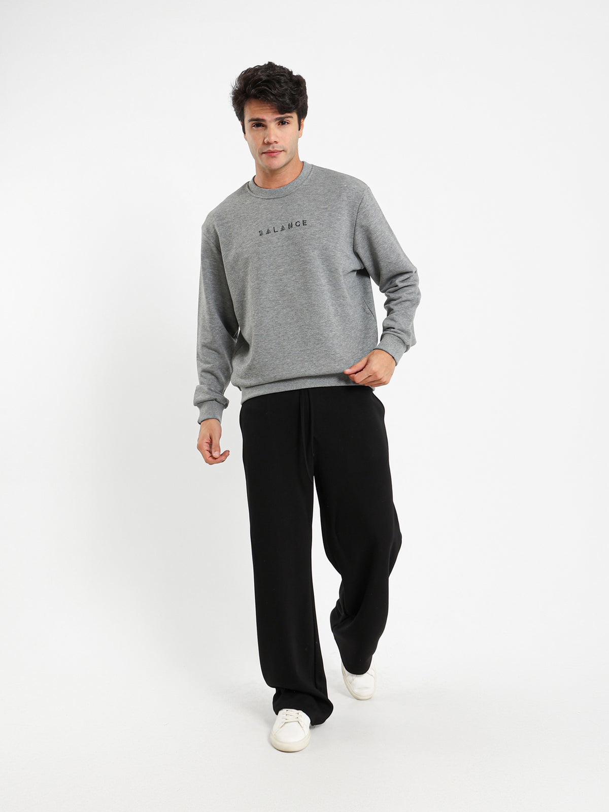 Casual Embroidered Sweatshirt