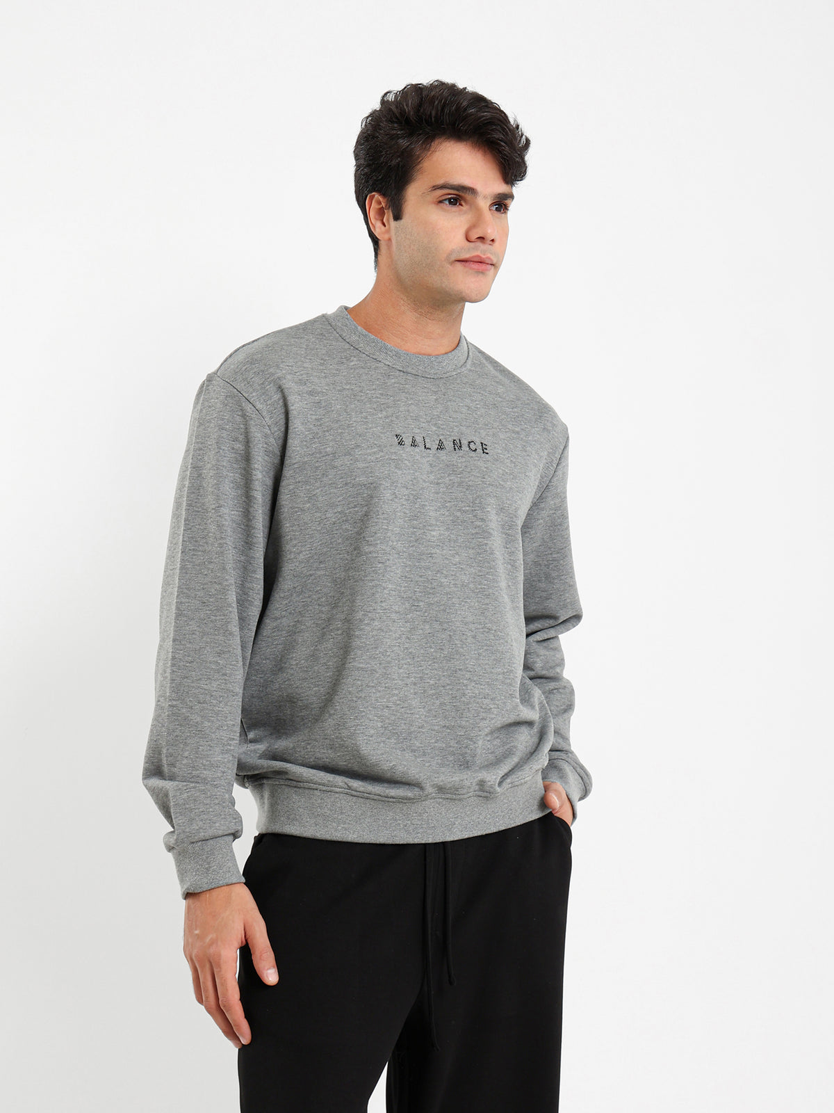 Casual Embroidered Sweatshirt