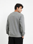 Casual Embroidered Sweatshirt