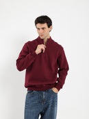 Casual Mock Neck Top