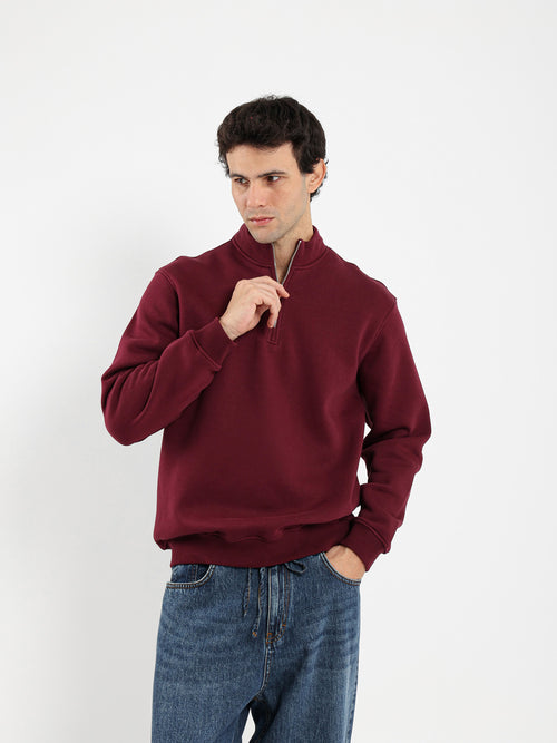 Casual Mock Neck Top