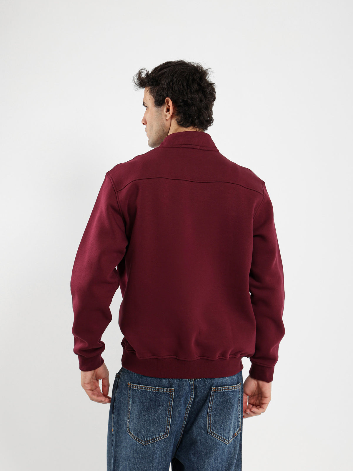 Casual Mock Neck Top