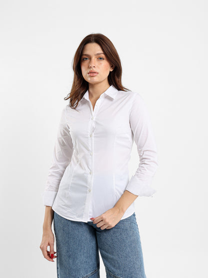 Fitted Poplin Shirt