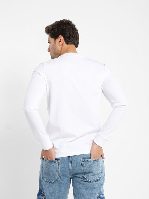 تي شيرت سادة بأكمام طويلة - مخفض