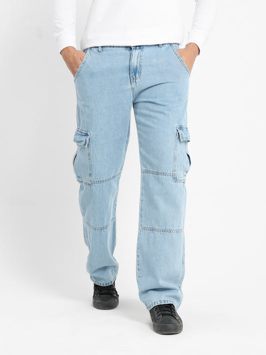Casual Cargo Denim Jeans - Outlet