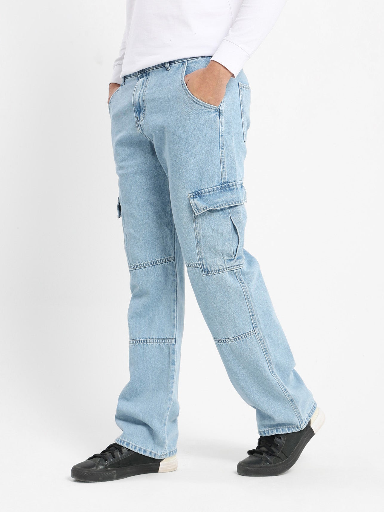 Casual Cargo Denim Jeans - Outlet