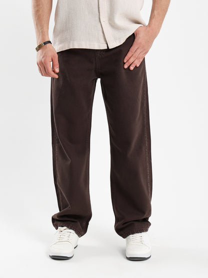 Rigid Denim Jeans Matching Wash