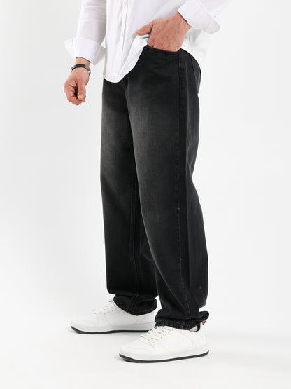 Rigid Denim Jeans Matching Wash