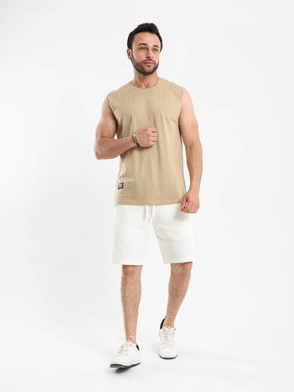 Basic Melton Shorts Regular Fit