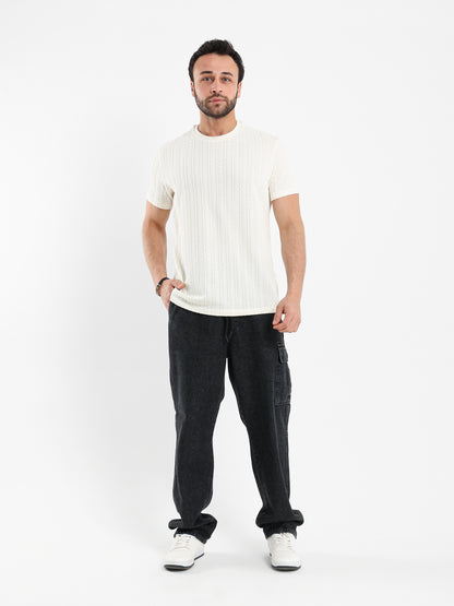 Textured T Shirt